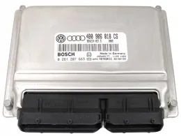 Блок управления ECU 0261207663 ecu audi a4 1.8 t 4b0906018cs