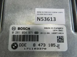 Блок управления 0281034971 bmw x1 f48 2.0 d