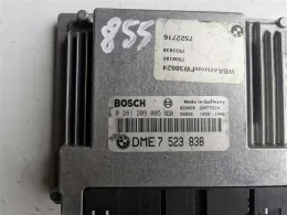 Блок управления ECU DME7523838 bmw 3 1.6b 0261209005 ecu