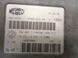 Блок управления двигателем IAW4AFT1 fiat palio 1.6b 76kw 02r 46814445