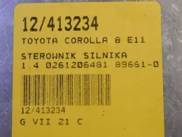 Блок управления двигателем 89661-0W130 toyota 0261206481