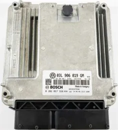 Блок управления ECU 03L906019GM ecu vw t5 2.0 0281017554