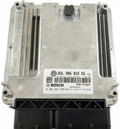 Блок управления ECU 03L906019GS ecu vw t5 2.0 0281017554