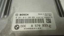 Блок управления ECU 8570933 ecu bmw 3 f30 2.0d 0281019208 dde