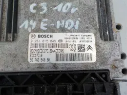 Блок управління двигуном 96774254080 citroen c3 1.4 ehdi 0281015849 *