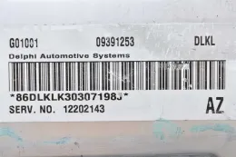 09391253 блок управління ECU Opel Zafira A 2000