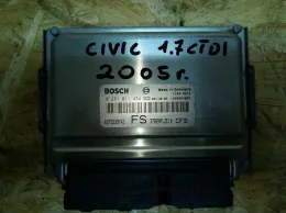 Блок управления 37820-PLZ-E10 honda civic vii 1.7 ctdi diesel