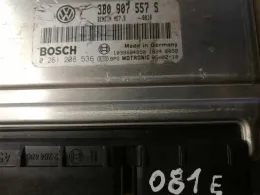 Блок керування двигуном 3B09007557S audi vw 0261208536