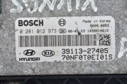 Блок управления 0281012973 sonata 2.0 crdi 39113-27405