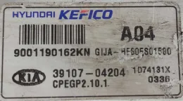 Блок управления двигателем 39107-04204 kia hyundai