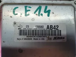 Блок управления двигателем 12665802 AB42 opel corsa e 1.4 16v