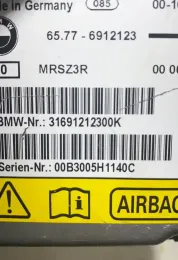 31691212300K блок управління airbag (srs) BMW 3 E46 2001 р.в.