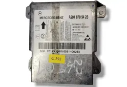 XX1340100514002 блок управління AirBag (SRS) Mercedes-Benz C AMG W204 2010