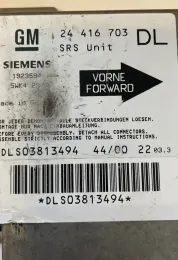 DLS03813494 блок управления AirBag (SRS) Opel Astra G 2002
