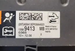 AS841262036AA023 блок управления AirBag (SRS) Opel Astra J 2014