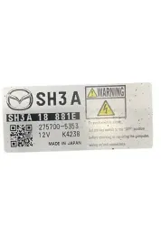 Блок управления двигателем SH3A18881E mazda 6 2.2 2757005353