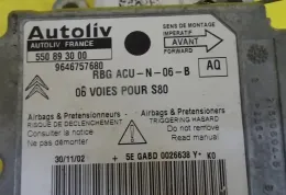 9646757680 блок управління AirBag (SRS) Citroen Saxo 2002 - фото