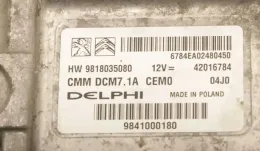 9841000180 блок управления ECU Citroen C4 Grand Picasso 2015