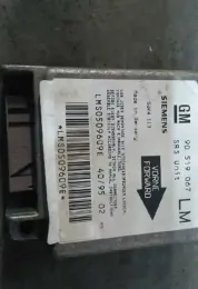 905519067 блок управління AirBag (SRS) Opel Astra F 1996