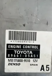 1758009510 блок управления ECU Toyota Avensis T250 2007