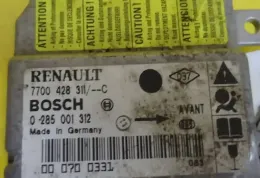 7700428311C блок управління AirBag (SRS) Renault Clio II 2000