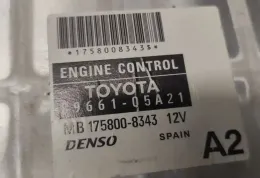 1758008343 блок управління ECU Toyota Avensis T250 2005