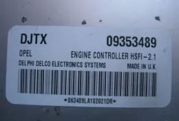 Блок управления ECU opel 09353469 dlsn