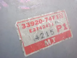 3392074F10 блок керування двигуном до Suzuki