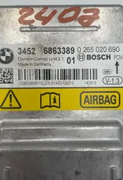 6863389 блок управління airbag (srs) BMW 3 F30 F35 F31 2013 р.в.