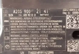A2059014420 AirBag (SRS) control unit Mercedes-Benz C W205 2019