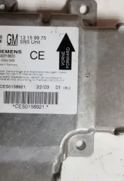 CES0158921 блок управління AirBag (SRS) Opel Vectra C 2004