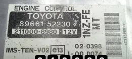 Блок управления VVT Valvetronic 89661-52230 toyota yaris i 1.5 vvti 106km 211000-8980 1nz-femt