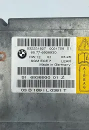 532221827 блок управления AirBag (SRS) BMW 5 E60 E61 2005