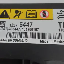 AS5447T10700167 блок управления AirBag (SRS) Opel Insignia A 2010