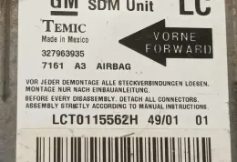 LCT0115562H блок управління AirBag (SRS) Opel Corsa C 2002