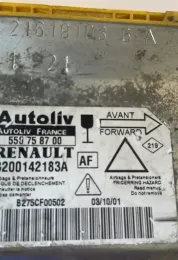 559758700 блок управления AirBag (SRS) Renault Laguna II 2002