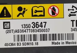 404364 блок управления AirBag (SRS) Opel Insignia A 2010