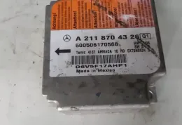 A2118704326Q1 AirBag (SRS) control unit Mercedes-Benz E W211 2002