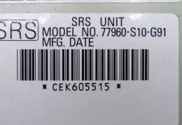 77960-S10-G91 блок управления AirBag (SRS) Honda CR-V 1999 - фото