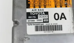 C0114D2138 блок управління AirBag (SRS) Toyota Yaris 2012
