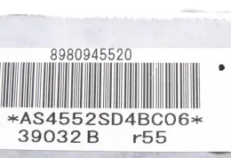 8980945520 AirBag (SRS) control unit Isuzu N Series 2009