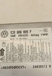 0034PD0R5CVY блок управління AirBag (SRS) Volkswagen Transporter - Caravelle T5 2005