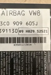 09H02962521 блок управления AirBag (SRS) Volkswagen PASSAT B6 2006