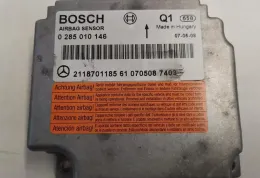 0285010146 блок управління airbag (srs) Mercedes-Benz CLS C218 AMG 2008 р.в. - фото