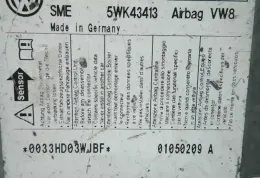 48837 блок управления AirBag (SRS) Volkswagen Golf V 2003