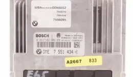 7556095 блок управління двигуном BMW 7 E65 E66 2005 - фото