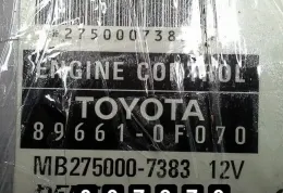 89661-0F070 блок управління ECU Toyota Corolla Verso AR10 2005