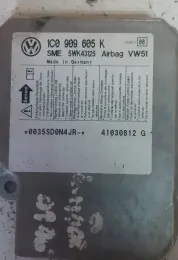 0035SD0N4JR блок управління AirBag (SRS) Volkswagen Polo 2005