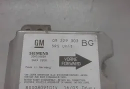 BGS0809101V блок управления AirBag (SRS) Opel Astra G 2001