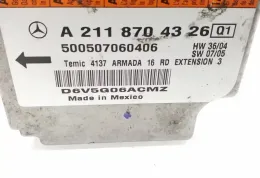 500507060406 блок управління AirBag (SRS) Mercedes-Benz E W211 2004
